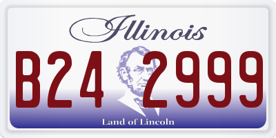 IL license plate B242999