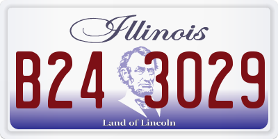 IL license plate B243029