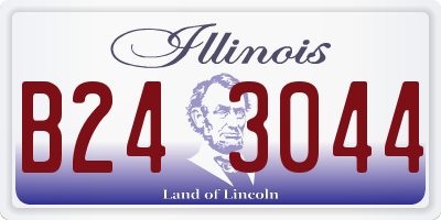 IL license plate B243044