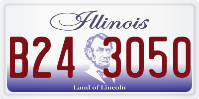 IL license plate B243050