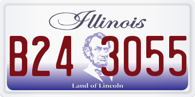 IL license plate B243055