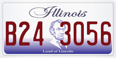 IL license plate B243056