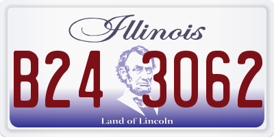 IL license plate B243062