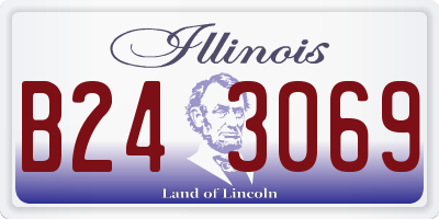 IL license plate B243069