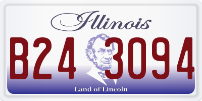 IL license plate B243094