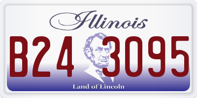 IL license plate B243095
