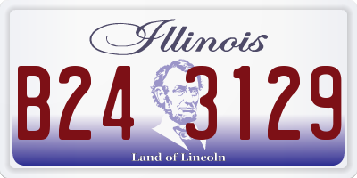 IL license plate B243129