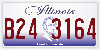 IL license plate B243164