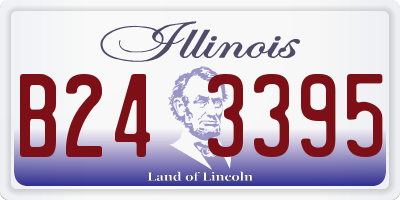 IL license plate B243395