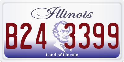 IL license plate B243399