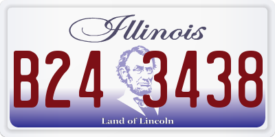 IL license plate B243438