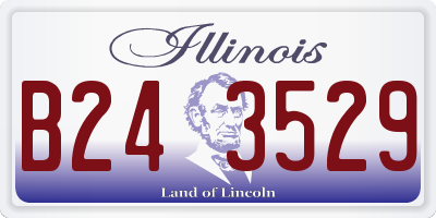 IL license plate B243529
