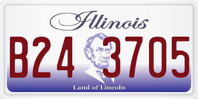 IL license plate B243705