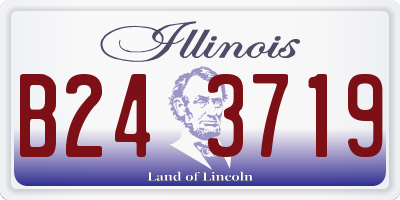 IL license plate B243719