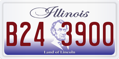 IL license plate B243900