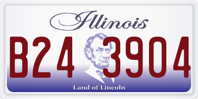 IL license plate B243904