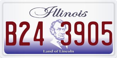 IL license plate B243905