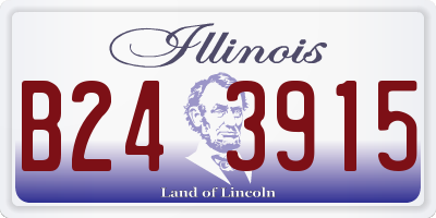 IL license plate B243915