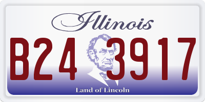 IL license plate B243917