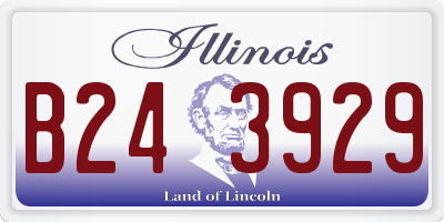 IL license plate B243929