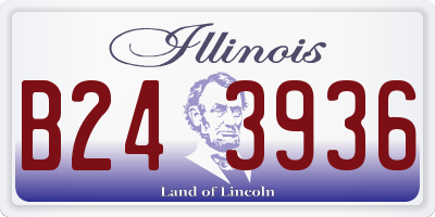 IL license plate B243936