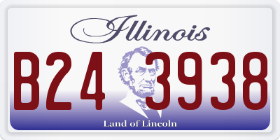 IL license plate B243938