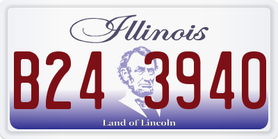 IL license plate B243940