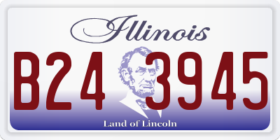 IL license plate B243945