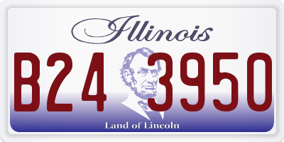 IL license plate B243950