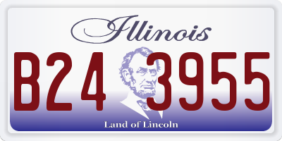 IL license plate B243955
