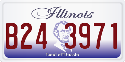 IL license plate B243971