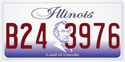 IL license plate B243976