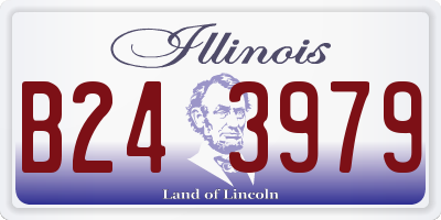 IL license plate B243979