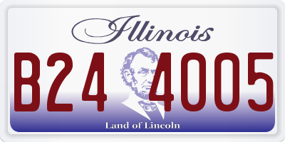 IL license plate B244005