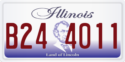 IL license plate B244011