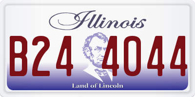 IL license plate B244044