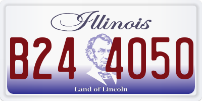 IL license plate B244050