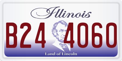 IL license plate B244060
