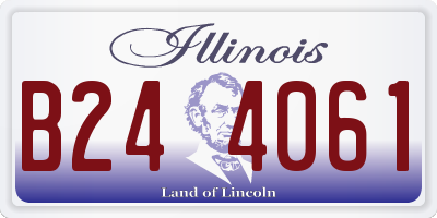 IL license plate B244061