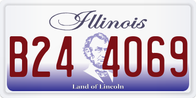 IL license plate B244069