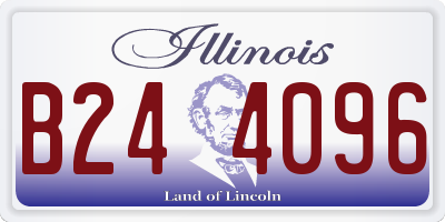 IL license plate B244096