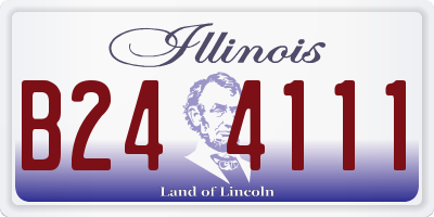 IL license plate B244111