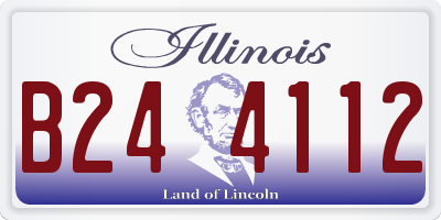 IL license plate B244112