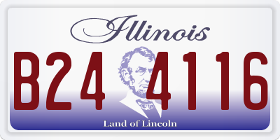 IL license plate B244116