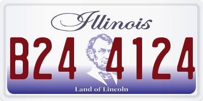 IL license plate B244124