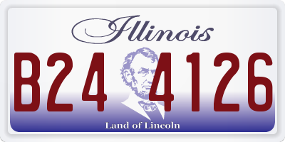 IL license plate B244126