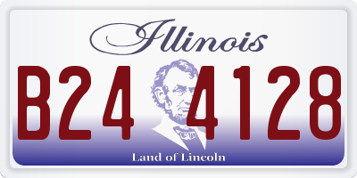 IL license plate B244128