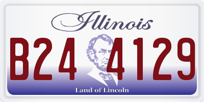IL license plate B244129