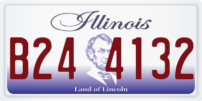 IL license plate B244132