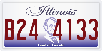 IL license plate B244133